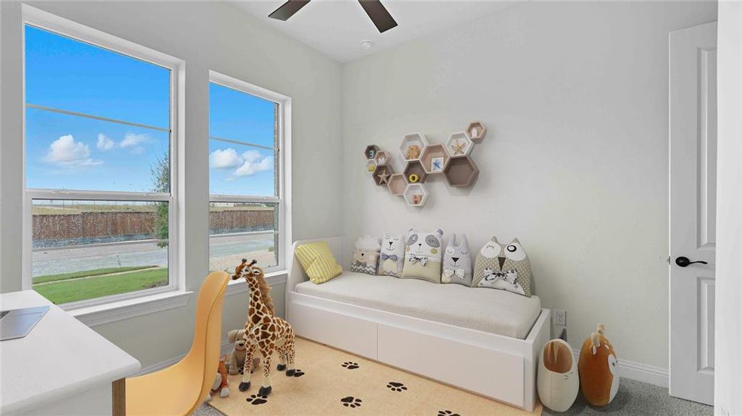 Furnished interior view inside a new home in Clearview Ranch, Royse City (Image 9).