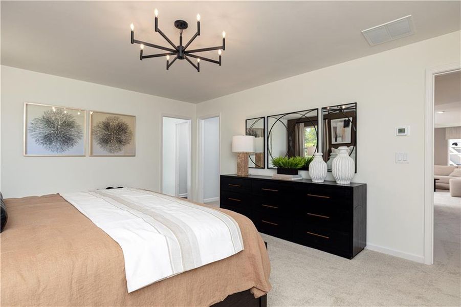 Furnished interior view inside a new home in Riverside Ridge, Lawrenceville (Image 7).