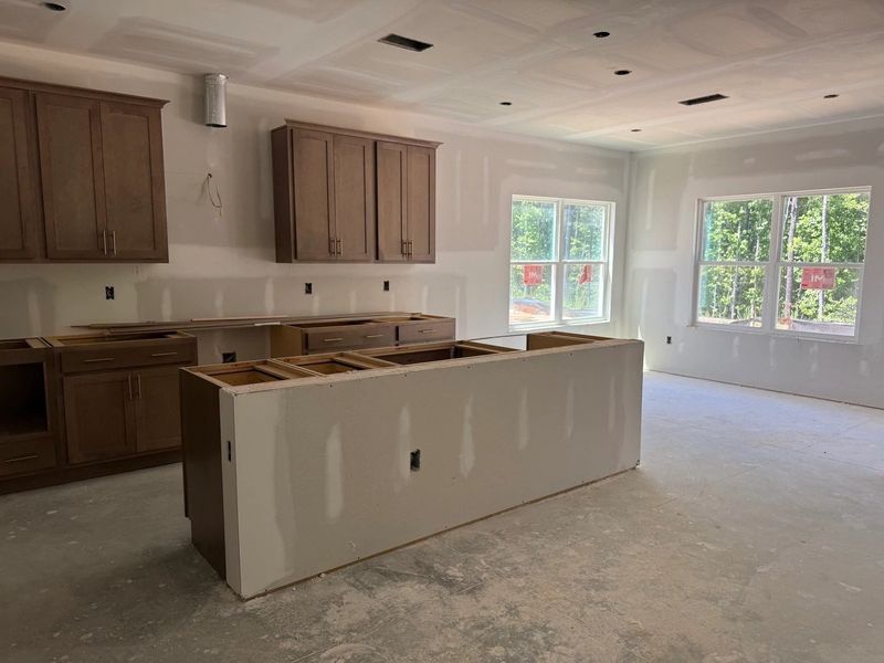 In-progress construction of a new home in The Point, Rolesville, NC (Image 9).