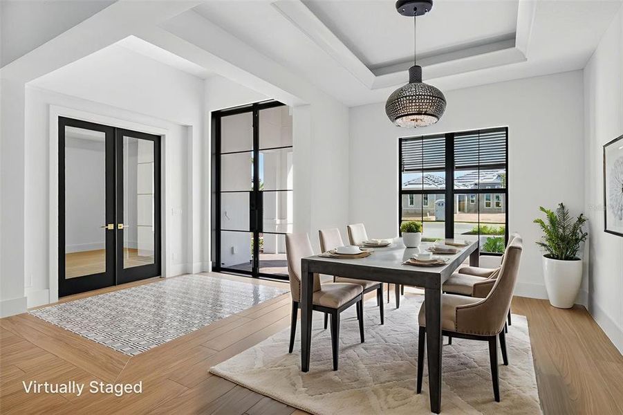 Furnished interior view inside a new home in , Sarasota (Image 49).