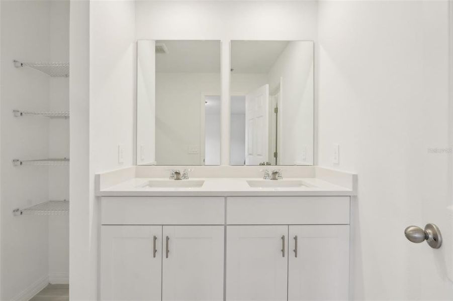 Furnished interior view inside a new home in The Meadow at Crossprairie Townes, St. Cloud (Image 16).