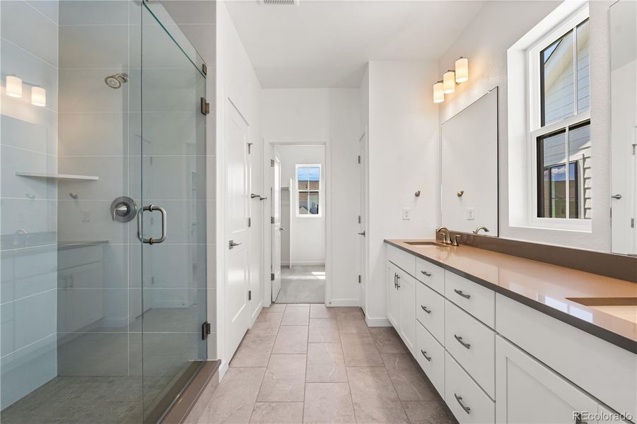 Furnished interior view inside a new home in Harmony at Solstice, Littleton (Image 18).