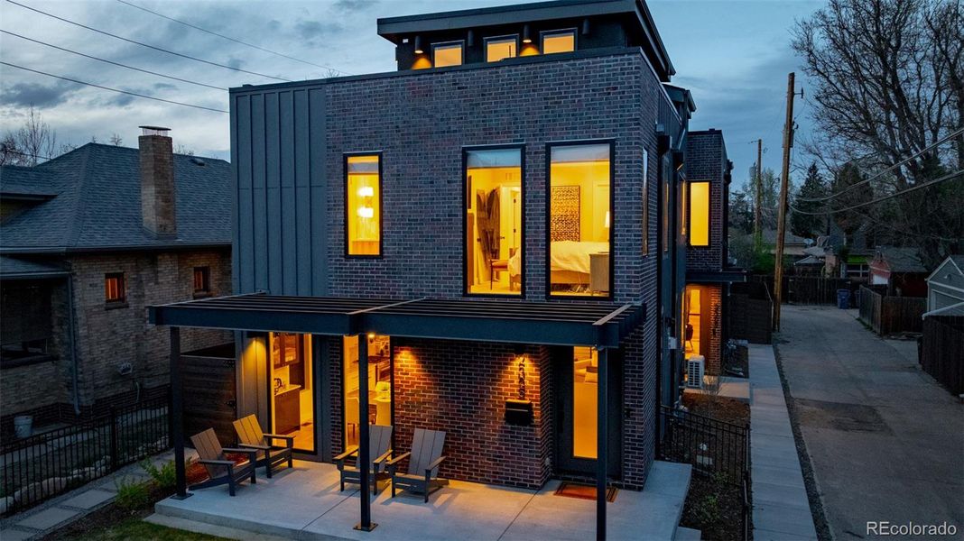Exterior details and patio area of a home in , Denver (Image 22).