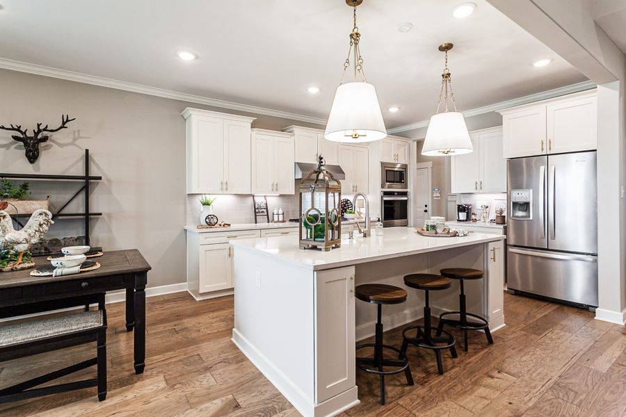 Representative furnished interior of a home built from the Bentley by Grant & Co in Manor at Hall Creek, Arlington (Image 19).