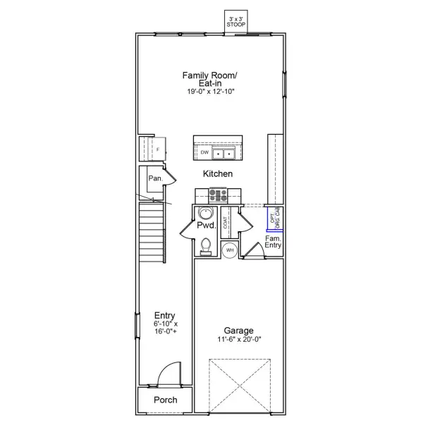 2D floor plan layout of this home in Laurinton Farms, Hopkins, SC (Image 2). 2D floor plan layout of this home in Laurinton Farms, Hopkins, SC (Image 2).