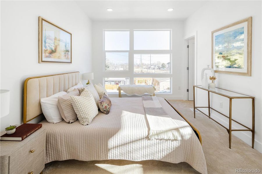 Furnished interior view inside a new home in , Denver (Image 28).