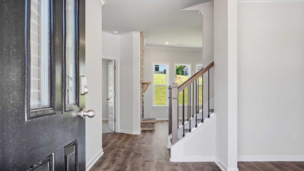 Spacious, unfurnished interior of a new home in The Gates at Pates Creek, Hampton (Image 13). Spacious, unfurnished interior of a new home in The Gates at Pates Creek, Hampton (Image 13).