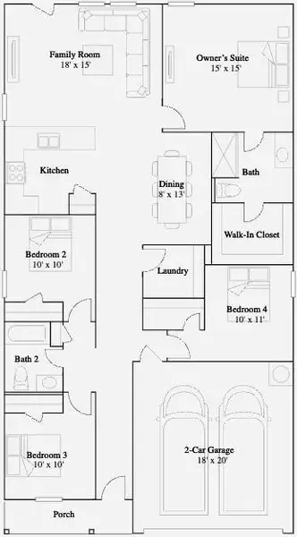 2D floor plan layout of this home in Pleasant Hill, Bryan, TX (Image 2). 2D floor plan layout of this home in Pleasant Hill, Bryan, TX (Image 2).