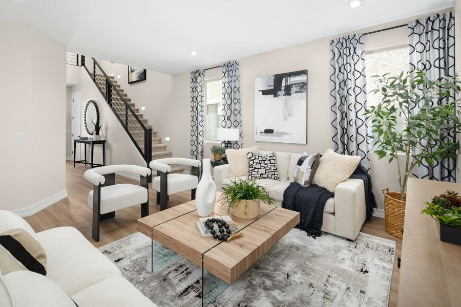 Furnished interior view inside a new home in Bethany Grove, Glendale (Image 10).
