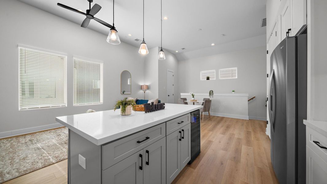 Furnished interior view inside a new home in Highland Heights, Houston (Image 29).