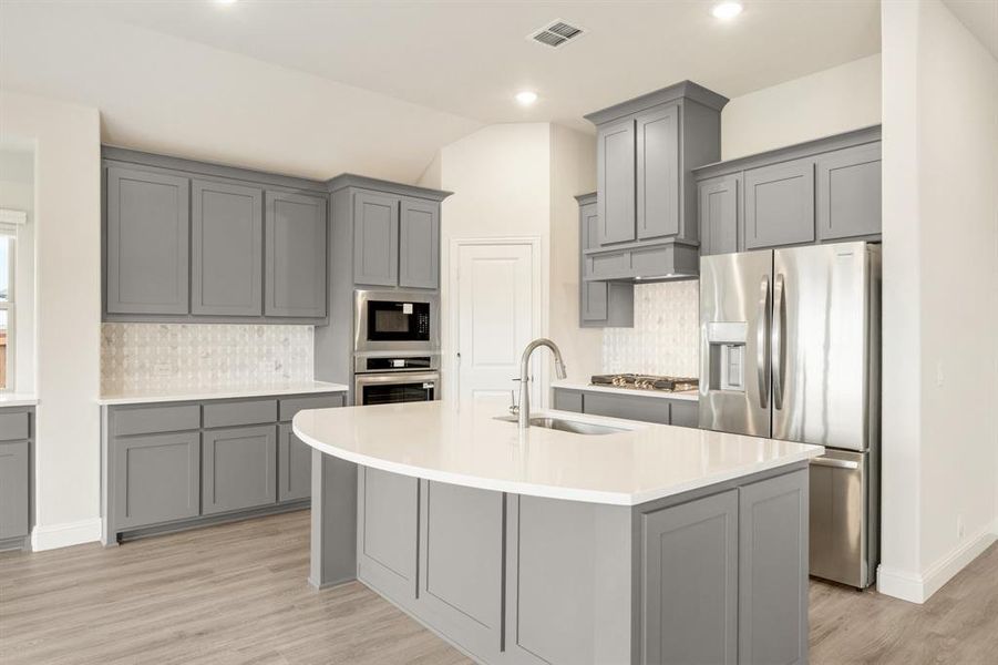 Furnished interior view inside a new home in Silo Mills, Joshua (Image 7). Furnished interior view inside a new home in Silo Mills, Joshua (Image 7).