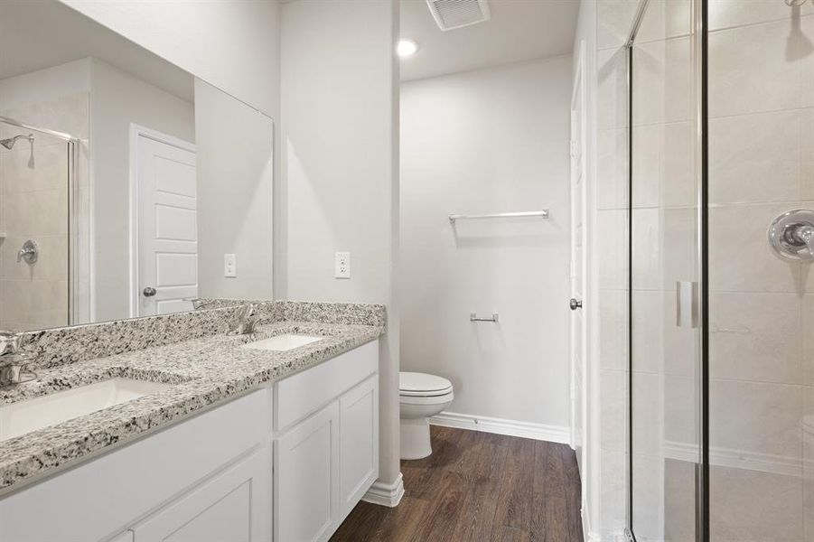 Furnished interior view inside a new home in Rocky Creek Crossing, Fort Worth (Image 4).