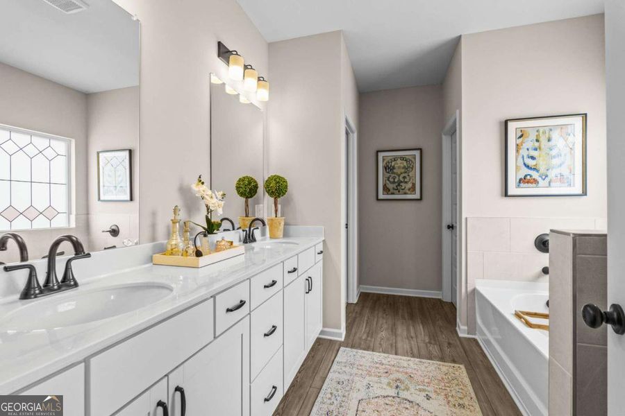 Furnished interior view inside a new home in Trellis Park, Hampton (Image 36).