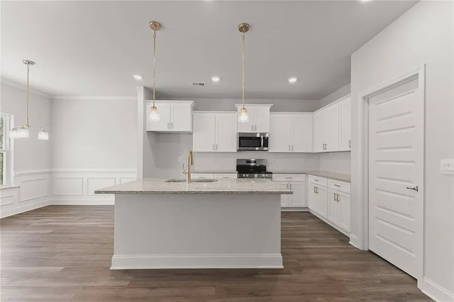 Furnished interior view inside a new home in Harrison Valley, Simpsonville (Image 6).