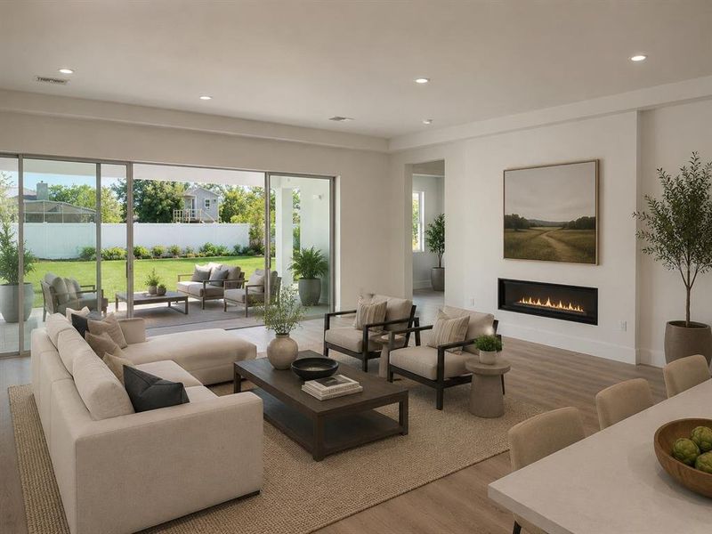 Furnished interior view inside a new home in , Orlando (Image 5). Furnished interior view inside a new home in , Orlando (Image 5).