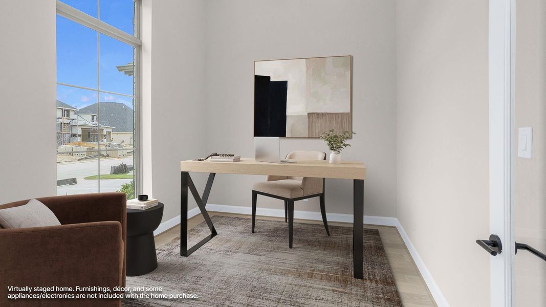 Furnished interior view inside a new home in The Highlands, Porter (Image 13). Furnished interior view inside a new home in The Highlands, Porter (Image 13).