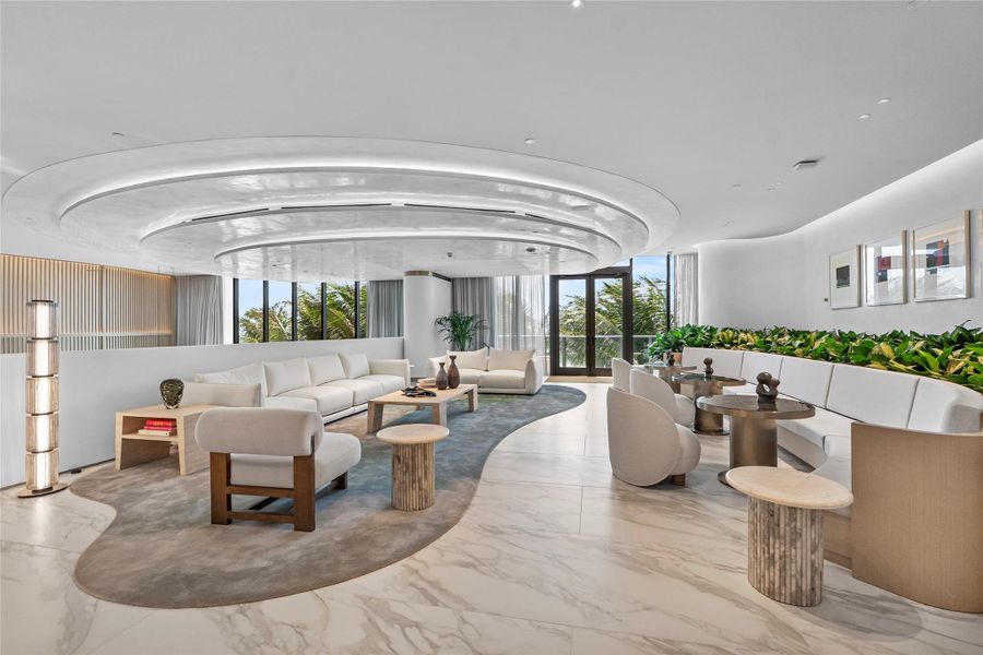 Furnished interior view inside a new home in , Pompano Beach (Image 10).