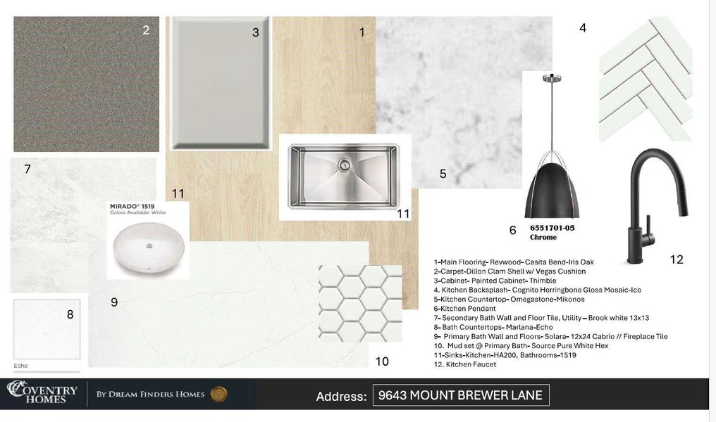 Sample of building materials used in homes in The Highlands, Porter (Image 17). Sample of building materials used in homes in The Highlands, Porter (Image 17).