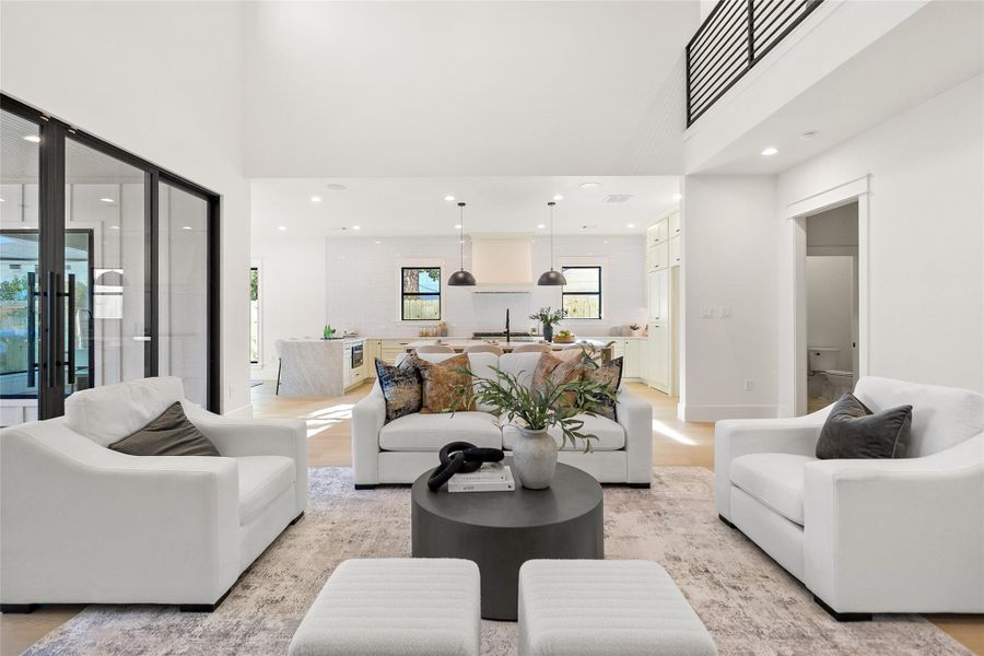 Furnished interior view inside a new home in , Houston (Image 19).