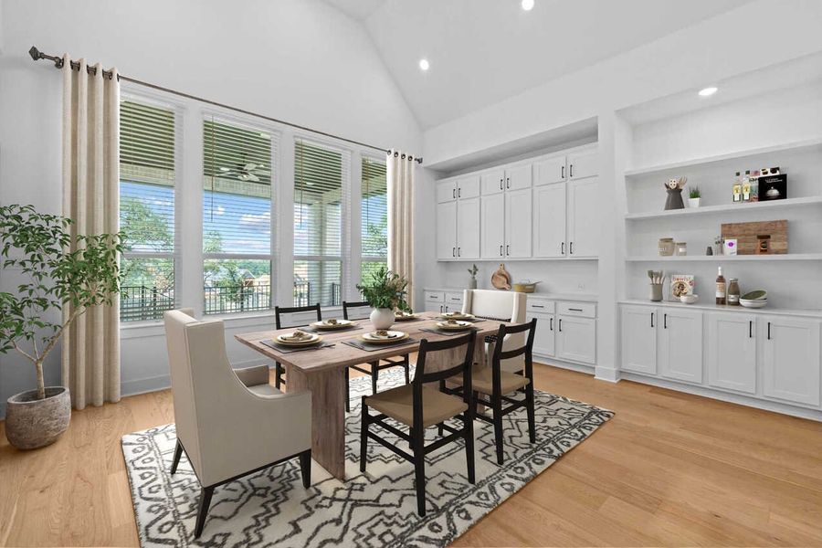 Furnished interior view inside a new home in Wolf Ranch: 51ft. lots, Georgetown (Image 8).