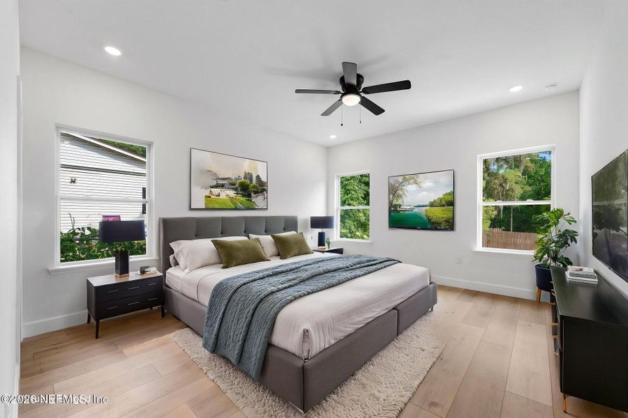 Furnished interior view inside a new home in , Jacksonville (Image 8).