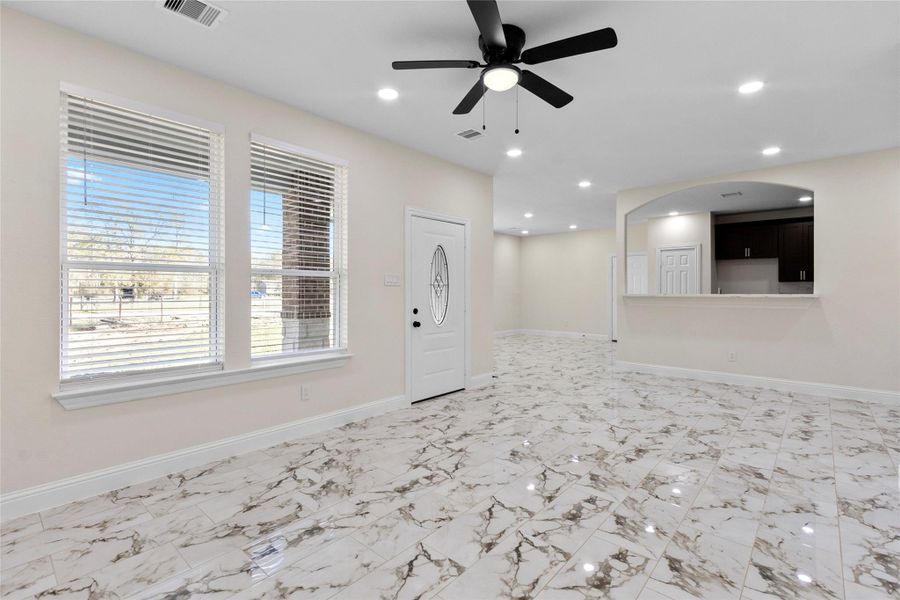 Spacious, unfurnished interior of a new home in , Cleveland (Image 35).