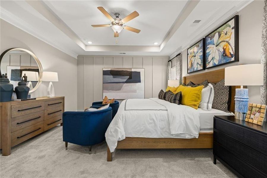 Furnished interior view inside a new home in Oakmont, Dallas (Image 25).