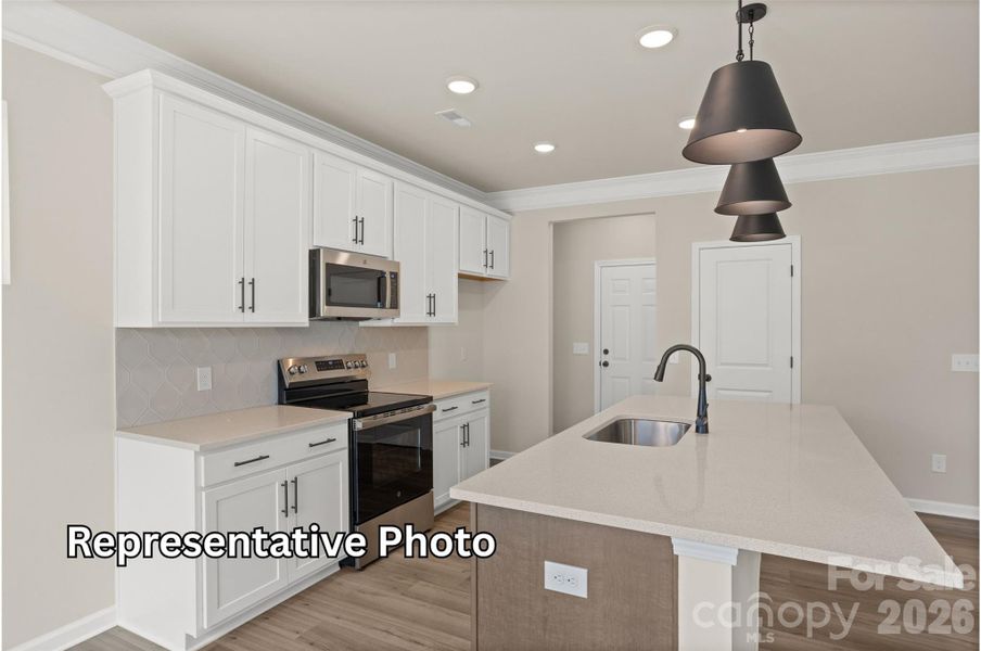 Furnished interior view inside a new home in Founders Landing | 55+ Community, Gastonia (Image 3).