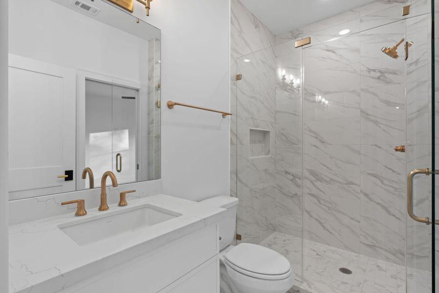 Furnished interior view inside a new home in , Houston (Image 9).