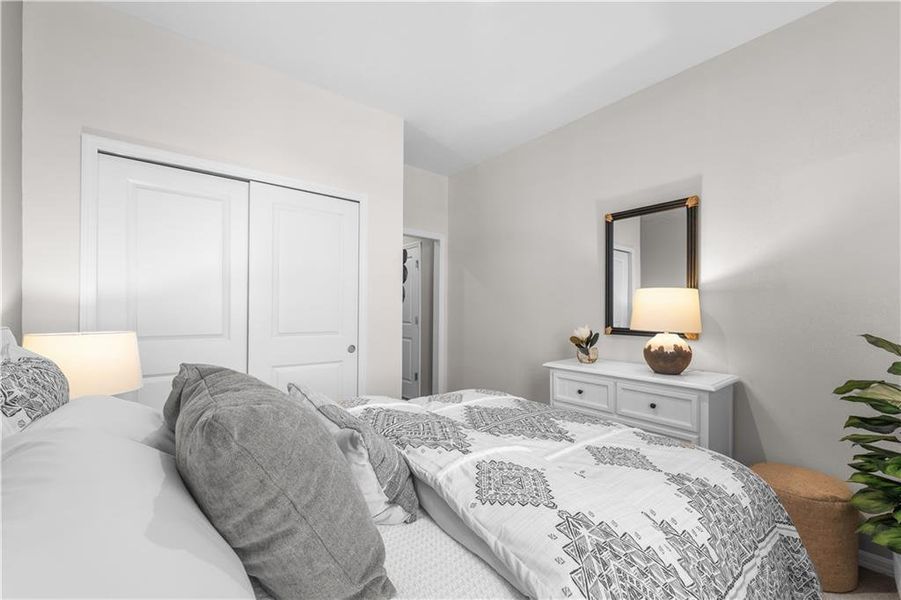 Furnished interior view inside a new home in River Oaks, Locust Grove (Image 8).