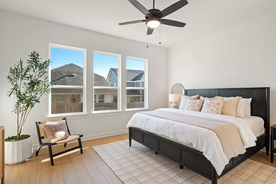 Furnished interior view inside a new home in Arbor Collection at Lariat, Liberty Hill (Image 37).