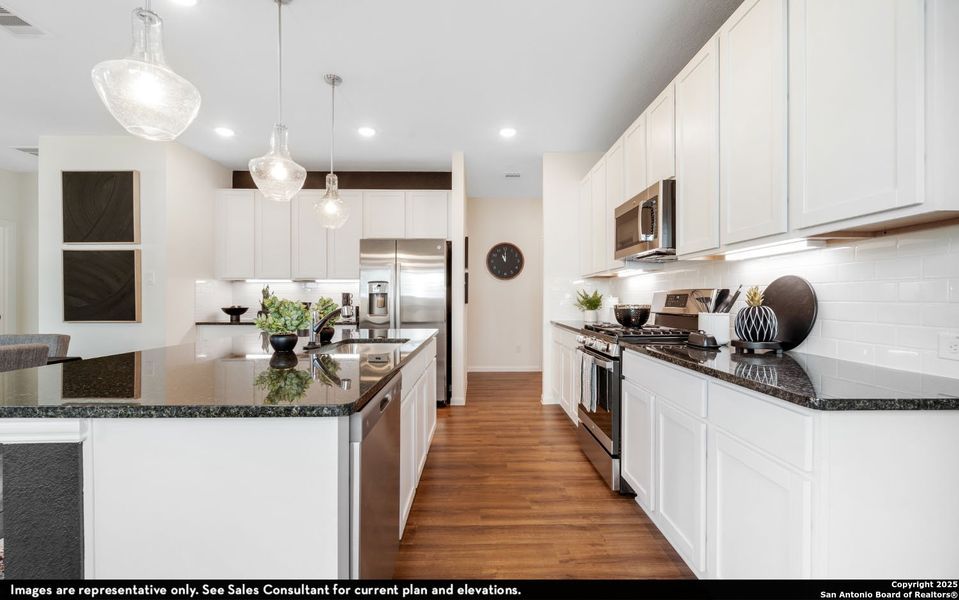 Furnished interior view inside a new home in Katzer Ranch, Converse (Image 12).