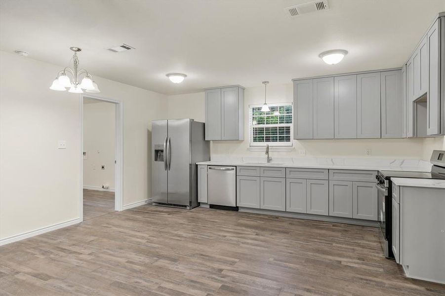 Furnished interior view inside a new home in , Wills Point (Image 8).