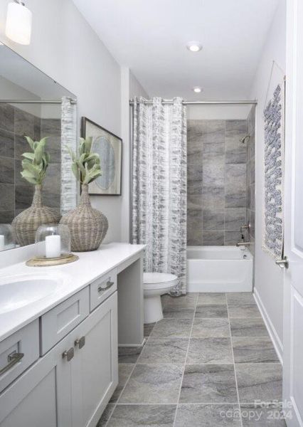 Secondary Bathroom with Double Sinks-Similar to Subject Property