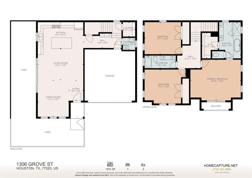 2D floor plan layout of this home in , Houston, TX (Image 4).