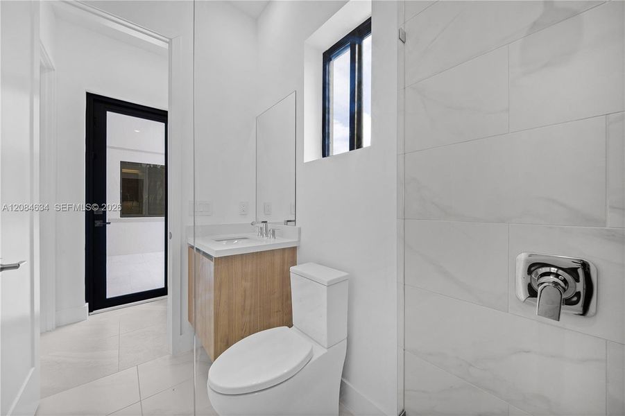Furnished interior view inside a new home in , Miami (Image 11).