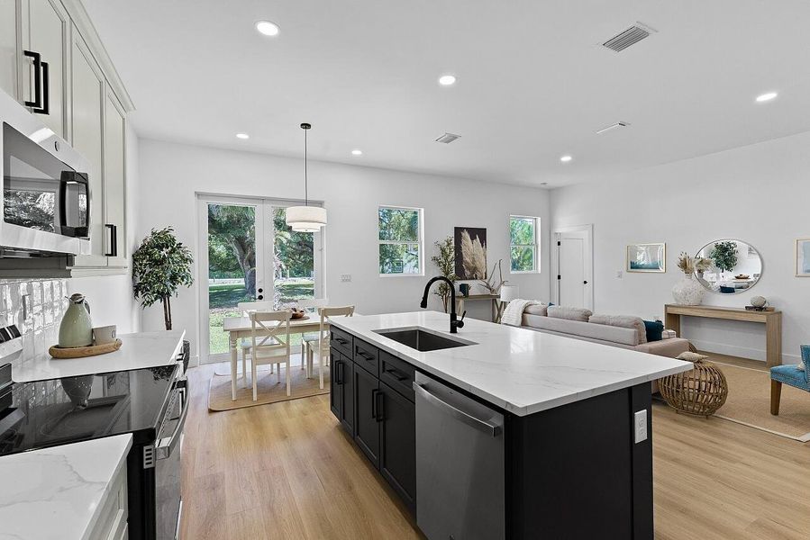 Furnished interior view inside a new home in , Vero Beach (Image 19).