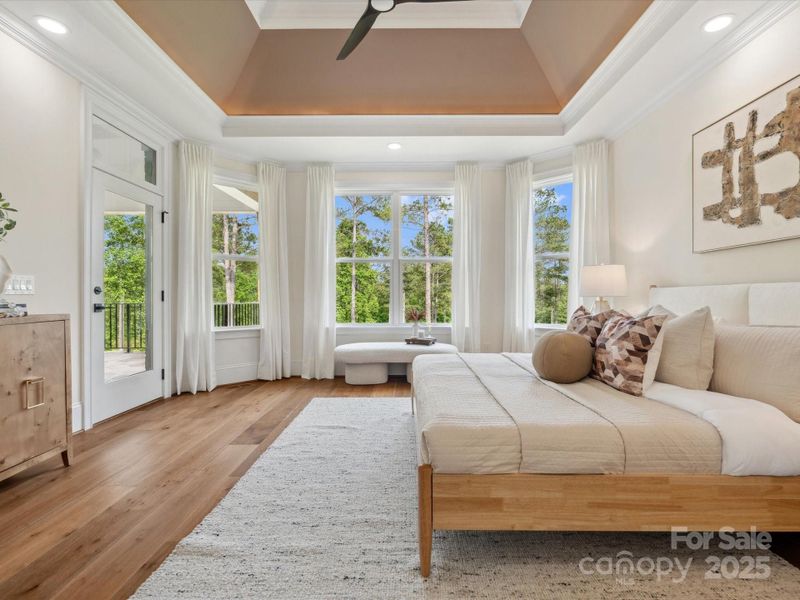 Furnished interior view inside a new home in , Connelly Springs (Image 36).