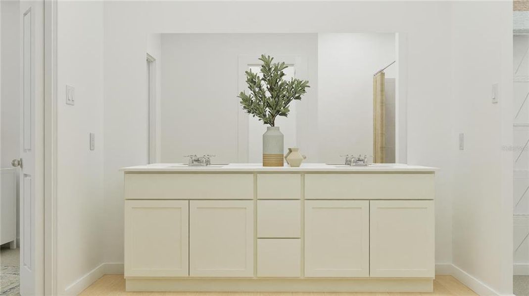 Furnished interior view inside a new home in , Clermont (Image 15).