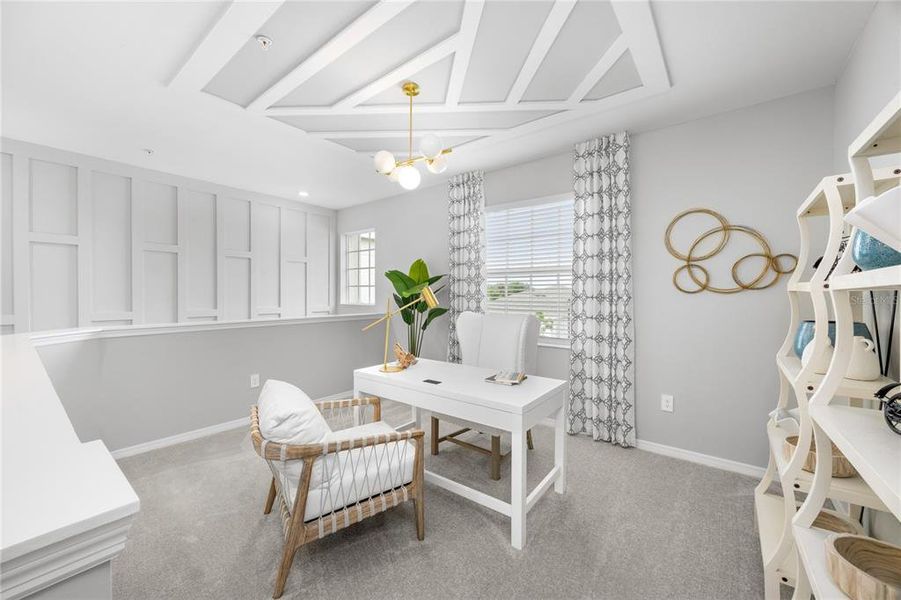 Furnished interior view inside a new home in Wellen Park Golf & Country Club, Venice (Image 18).