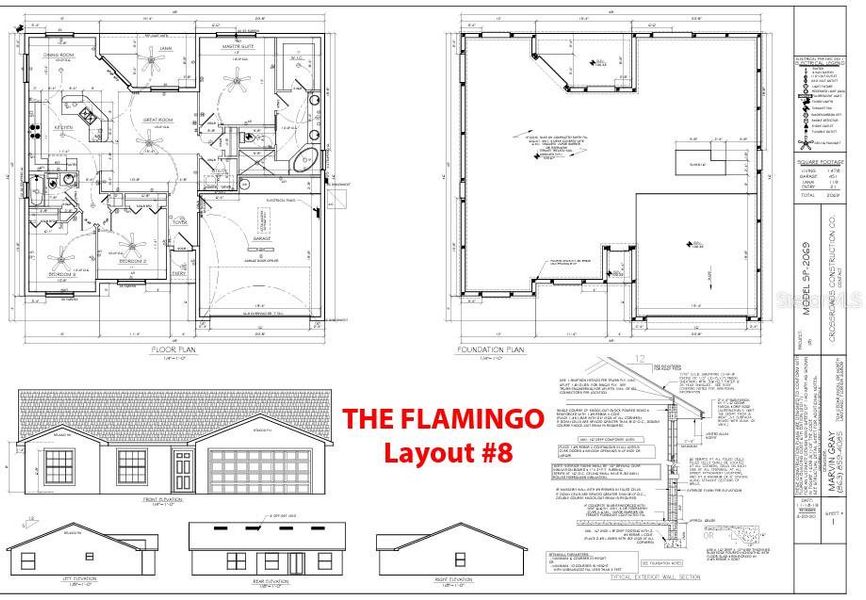 2D floor plan layout of this home in , Lakeland, FL (Image 3).
