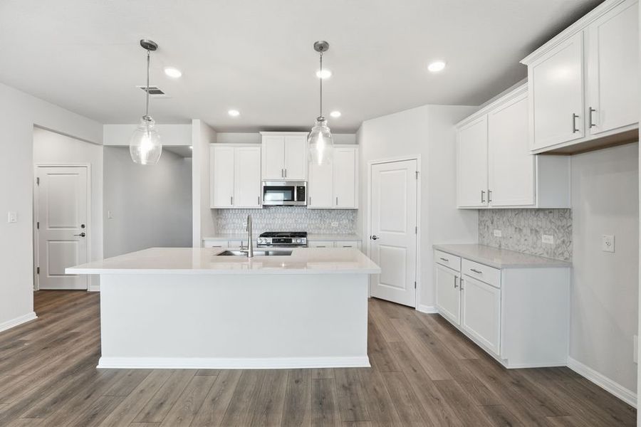 Furnished interior view inside a new home in Lisso, Pflugerville (Image 5).