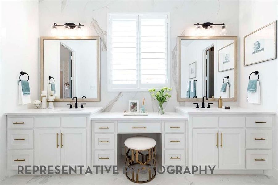 Furnished interior view inside a new home in Quail Hollow, Rockwall (Image 13).