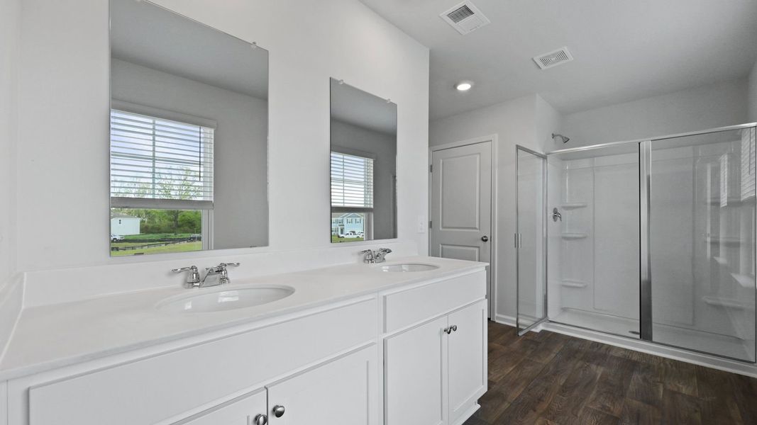 Representative furnished interior of a home built from the GALEN by D.R. Horton in Lakeview at Kitfield, Moncks Corner (Image 8).