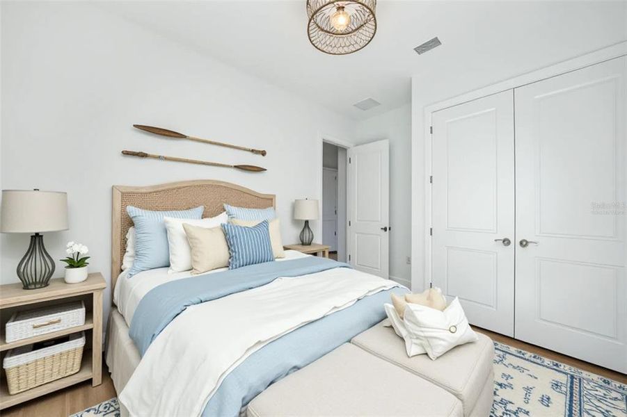 Furnished interior view inside a new home in Esplanade at Skye Ranch, Sarasota (Image 13).