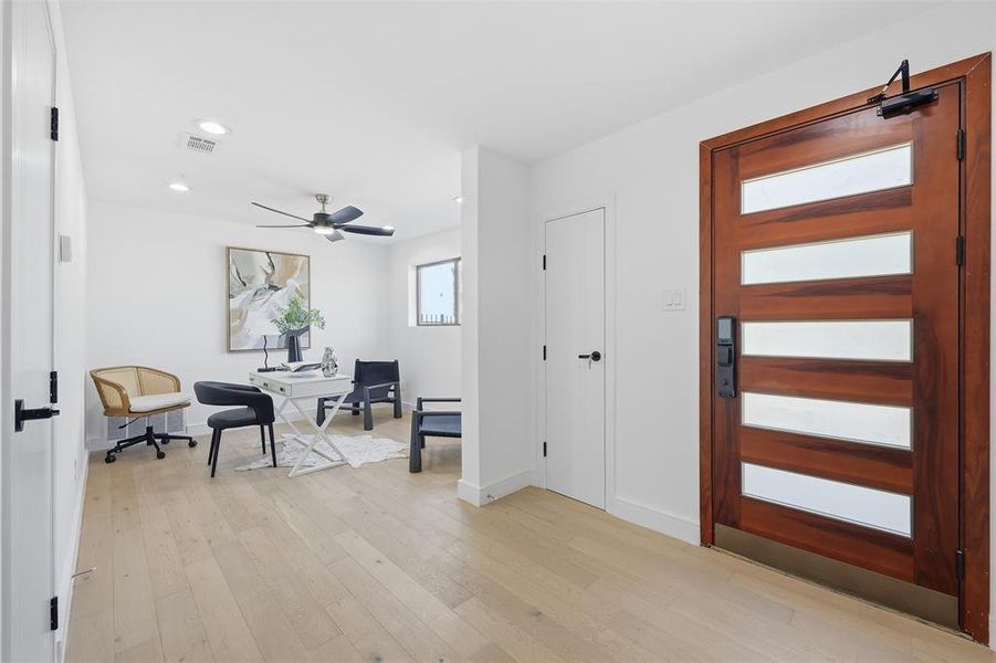 Furnished interior view inside a new home in , Dallas (Image 17).