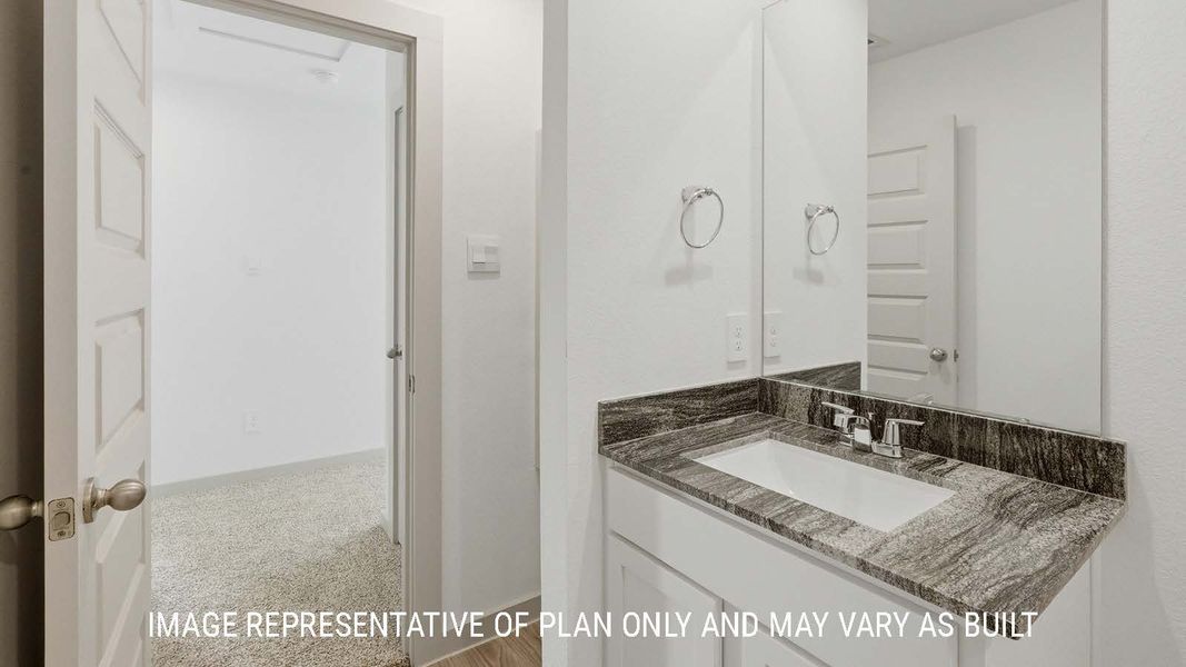 Representative furnished interior of a home built from the Mitchell by D.R. Horton in China Grove, China (Image 13).