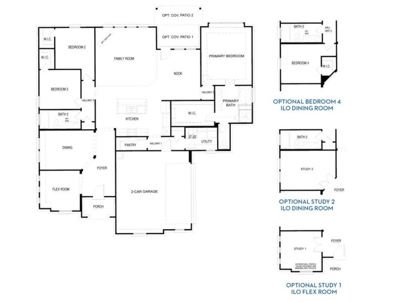 2D floor plan layout of this home in Massey Meadows, Midlothian, TX (Image 6). 2D floor plan layout of this home in Massey Meadows, Midlothian, TX (Image 6).
