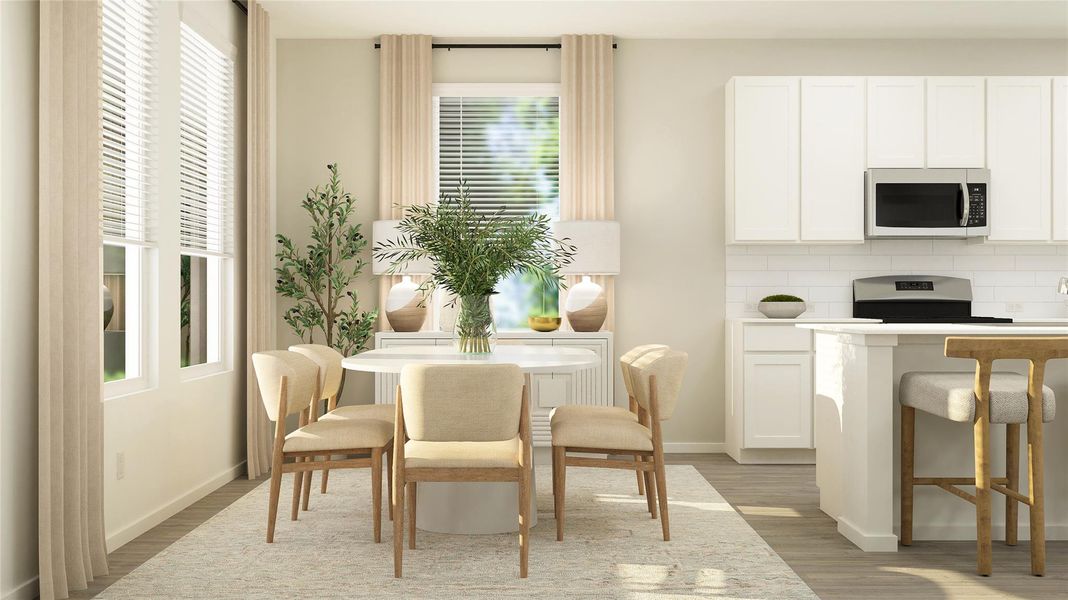 Furnished interior view inside a new home in Elm Creek, Elgin (Image 12).