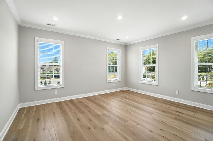 Representative unfurnished interior of a home built from the Duke by Mattamy Homes in The Townes at Wade Ardrey, Charlotte (Image 25). Representative unfurnished interior of a home built from the Duke by Mattamy Homes in The Townes at Wade Ardrey, Charlotte (Image 25).